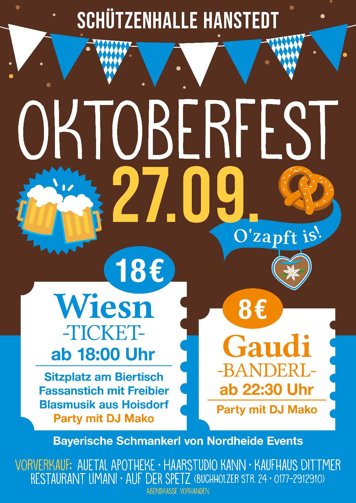 Ankündigung Oktoberfest